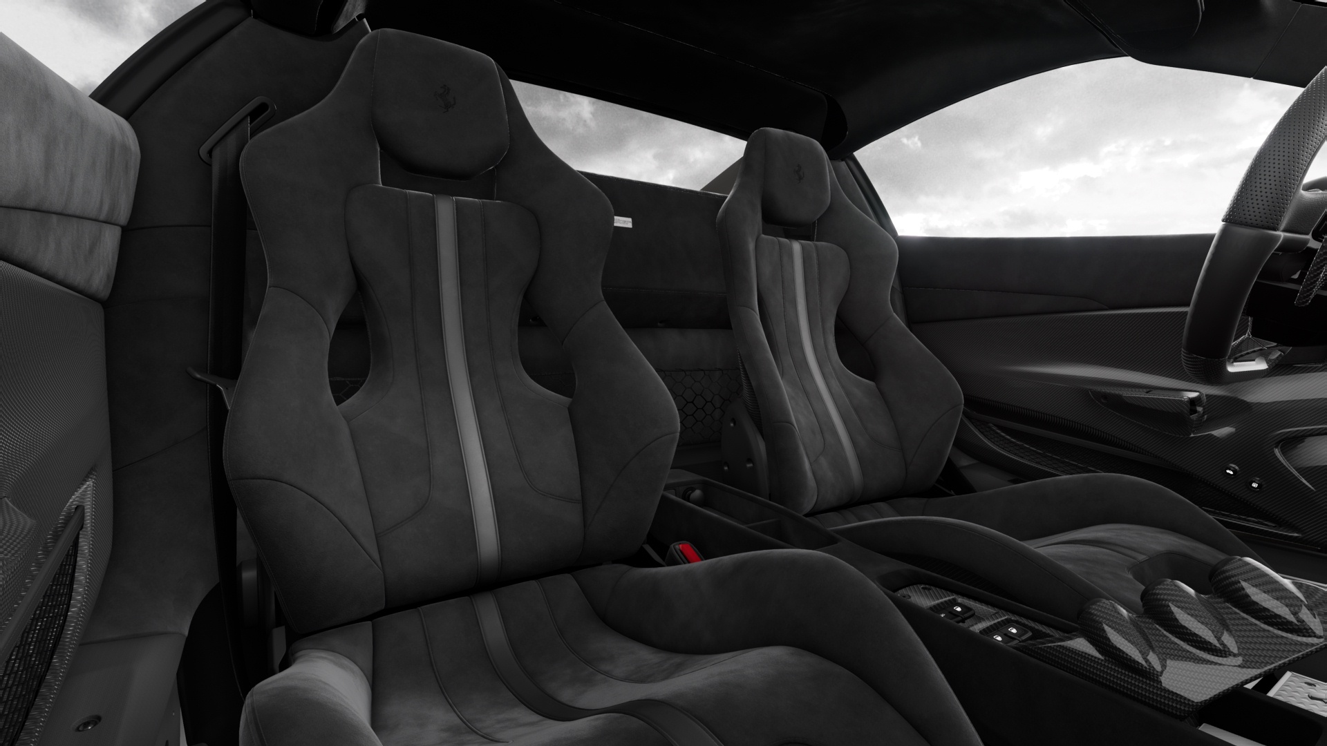 Seats Ferrari 488 Pista Spider Ferrari Official Car