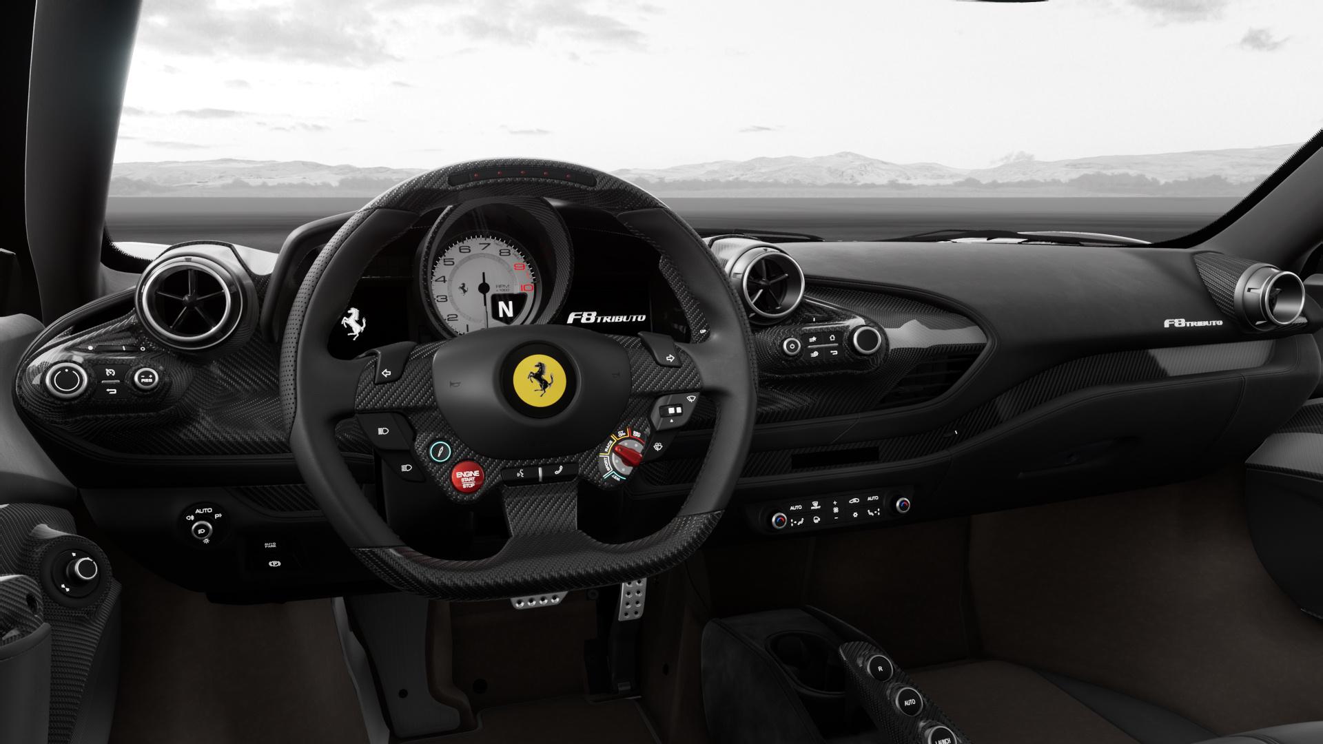 Interior Details Ferrari F8 Tributo Ferrari Official Car